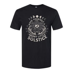 Have Yourself A Merry Little Solstice Yule Holiday Softstyle CVC T-Shirt