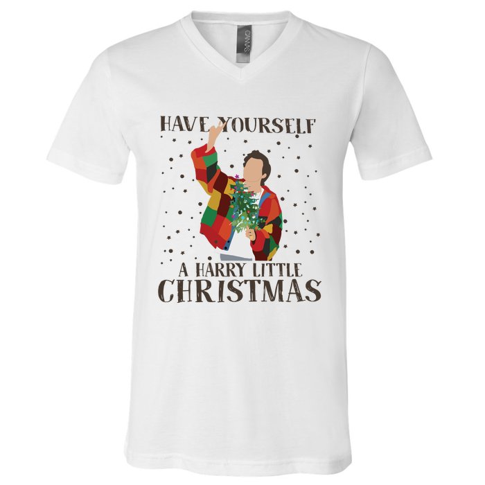 Have Yourself A Harry Little Christmas V-Neck T-Shirt