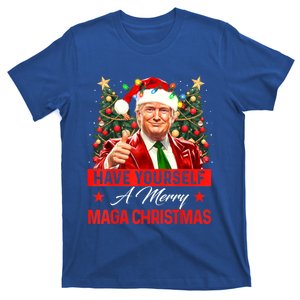 Have Yourself A Merry Maga Christmas Santa Funny Trump Xmas Gift T-Shirt