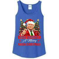 Have Yourself A Merry Maga Christmas Santa Funny Trump Xmas Gift Ladies Essential Tank