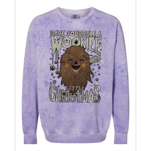 Have Yourself A Wookiee Little Christmas Colorblast Crewneck Sweatshirt