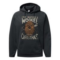 Have Yourself A Wookiee Little Christmas Performance Fleece Hoodie