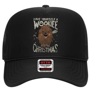 Have Yourself A Wookiee Little Christmas High Crown Mesh Back Trucker Hat