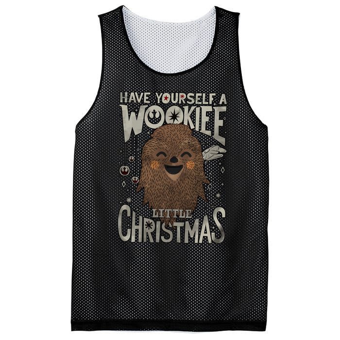 Have Yourself A Wookiee Little Christmas Mesh Reversible Basketball Jersey Tank