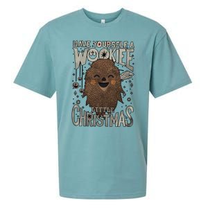 Have Yourself A Wookiee Little Christmas Sueded Cloud Jersey T-Shirt