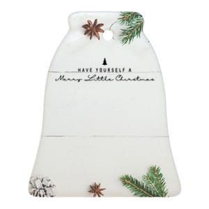 Have Yourself A Merry Christmas Ceramic Bell Ornament