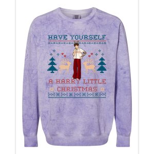 Have Yourself A Harry Little Christmas Essential Colorblast Crewneck Sweatshirt