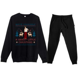 Have Yourself A Harry Little Christmas Essential Premium Crewneck Sweatsuit Set