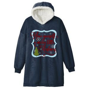 Have Yourself A Merry Little Christmas Family Gift Hooded Wearable Blanket