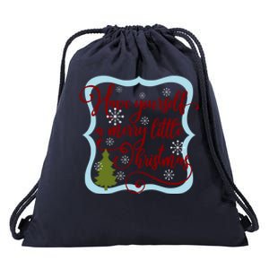 Have Yourself A Merry Little Christmas Family Gift Drawstring Bag