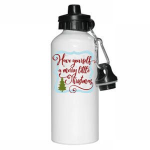 Have Yourself A Merry Little Christmas Family Gift Aluminum Water Bottle