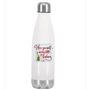 Have Yourself A Merry Little Christmas Family Gift Stainless Steel Insulated Water Bottle