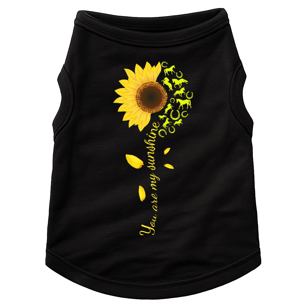 Horse You Are My Sunshine Horse Lover Doggie Tank