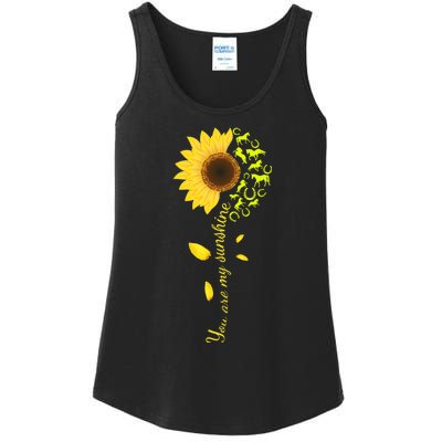 Horse You Are My Sunshine Horse Lover Ladies Essential Tank