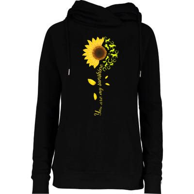 Horse You Are My Sunshine Horse Lover Womens Funnel Neck Pullover Hood