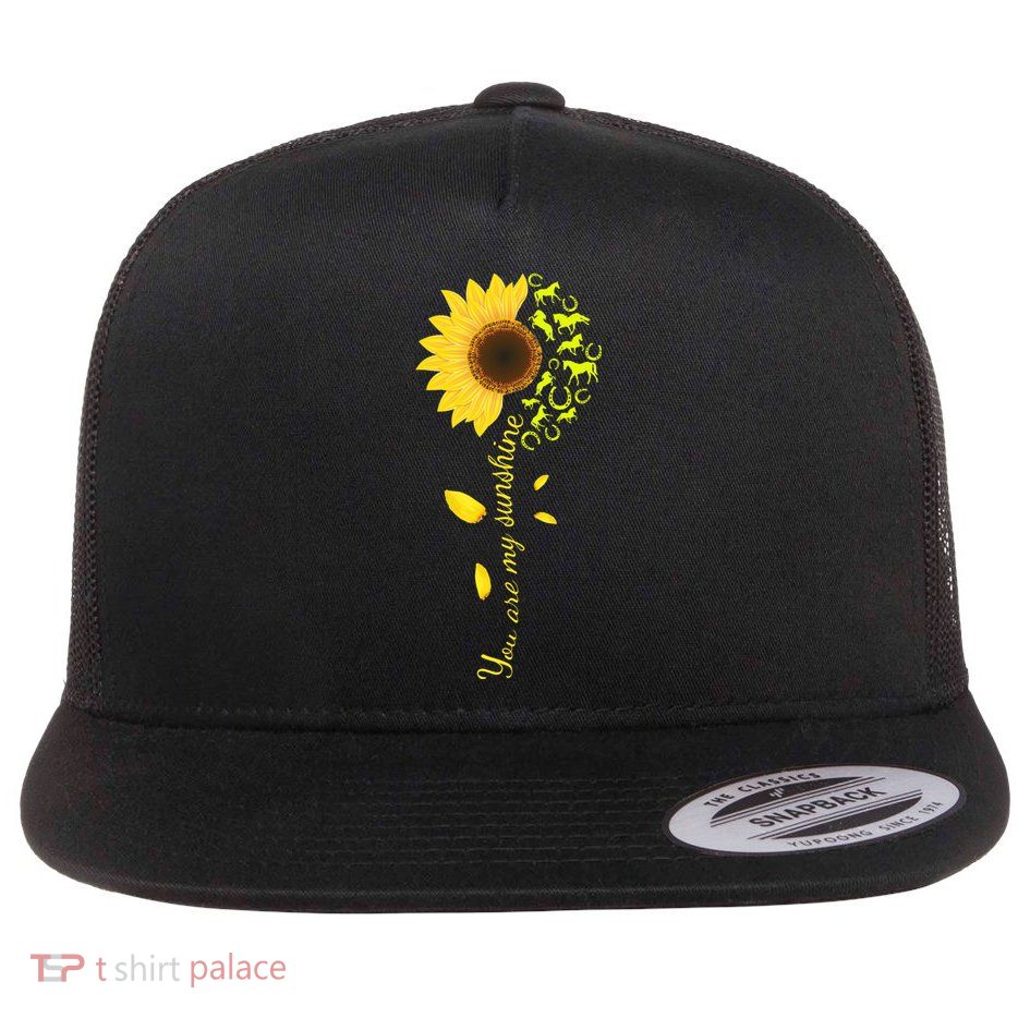 Horse You Are My Sunshine Horse Lover Flatbill Hat