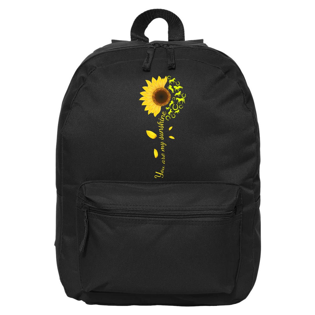 Horse You Are My Sunshine Horse Lover 16 in Basic Backpack