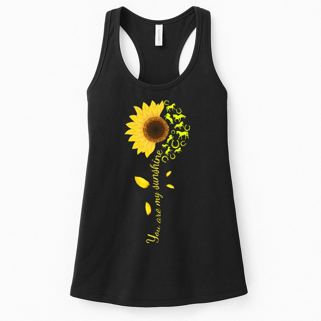 Horse You Are My Sunshine Horse Lover Womens Tank Top