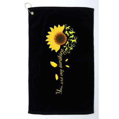 Horse You Are My Sunshine Horse Lover Golf Towel