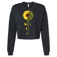 Horse You Are My Sunshine Horse Lover Cropped Pullover Crew