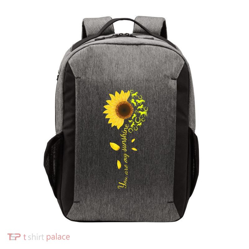 Horse You Are My Sunshine Horse Lover Vector Backpack