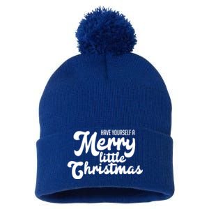 Have Yourself A Merry Little Christmas Gift Pom Pom 12in Knit Beanie