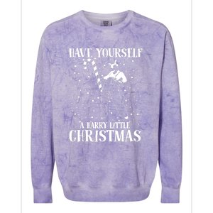 Have Yourself A Harry Little Christmas Xmas Gift Colorblast Crewneck Sweatshirt