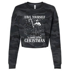 Have Yourself A Harry Little Christmas Xmas Gift Cropped Pullover Crew