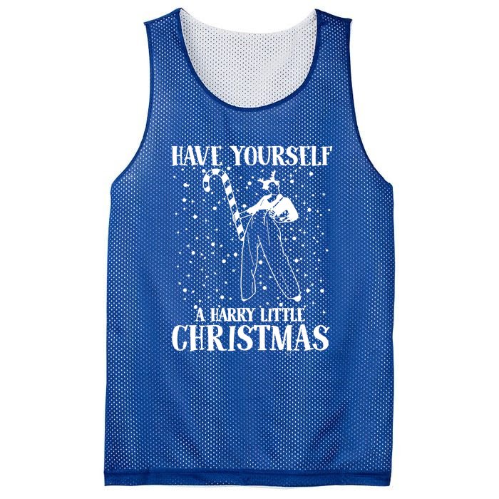 Have Yourself A Harry Little Christmas Xmas Gift Mesh Reversible Basketball Jersey Tank