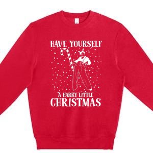 Have Yourself A Harry Little Christmas Xmas Gift Premium Crewneck Sweatshirt