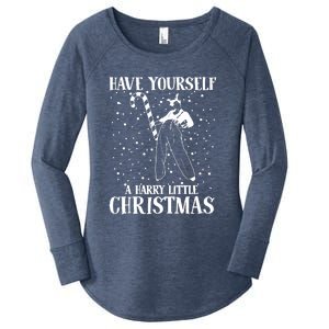 Have Yourself A Harry Little Christmas Xmas Gift Women's Perfect Tri Tunic Long Sleeve Shirt