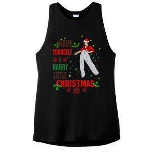 Have Yourself A Harry Little Christmas Xmas Gift Ladies PosiCharge Tri-Blend Wicking Tank