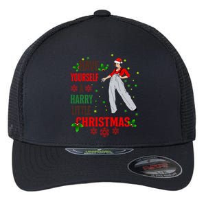 Have Yourself A Harry Little Christmas Xmas Gift Flexfit Unipanel Trucker Cap