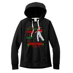 Have Yourself A Harry Little Christmas Xmas Gift Women's Fleece Hoodie