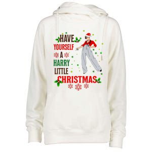 Have Yourself A Harry Little Christmas Xmas Gift Womens Funnel Neck Pullover Hood