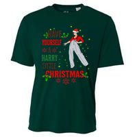 Have Yourself A Harry Little Christmas Xmas Gift Cooling Performance Crew T-Shirt