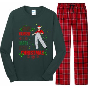 Have Yourself A Harry Little Christmas Xmas Gift Long Sleeve Pajama Set