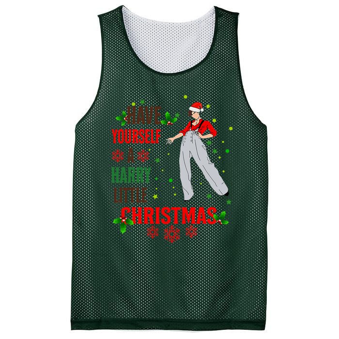 Have Yourself A Harry Little Christmas Xmas Gift Mesh Reversible Basketball Jersey Tank