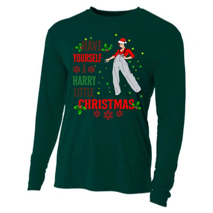 Have Yourself A Harry Little Christmas Xmas Gift Cooling Performance Long Sleeve Crew