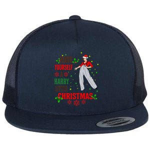 Have Yourself A Harry Little Christmas Xmas Gift Flat Bill Trucker Hat