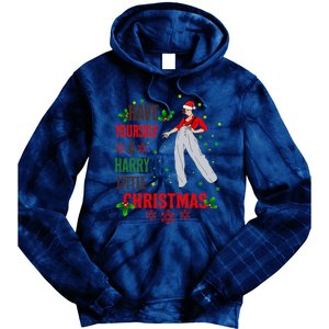 Have Yourself A Harry Little Christmas Xmas Gift Tie Dye Hoodie