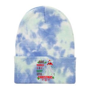 Have Yourself A Harry Little Christmas Xmas Gift Tie Dye 12in Knit Beanie