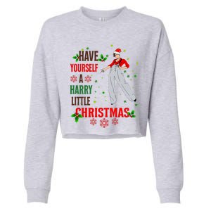 Have Yourself A Harry Little Christmas Xmas Gift Cropped Pullover Crew