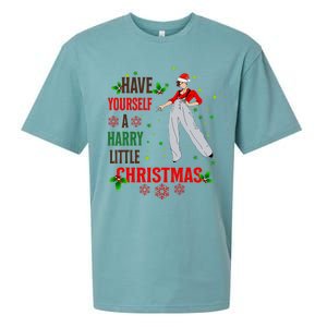 Have Yourself A Harry Little Christmas Xmas Gift Sueded Cloud Jersey T-Shirt