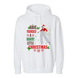 Have Yourself A Harry Little Christmas Xmas Gift Garment-Dyed Fleece Hoodie