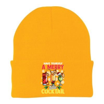 Have Yourself A Merry Little Cocktail Christmas Gift Knit Cap Winter Beanie