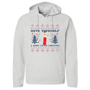 Have Yourself A Harry Little Christmas Xmas Gift Performance Fleece Hoodie