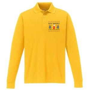 Have Yourself A Harry Little Christmas Xmas Gift Performance Long Sleeve Polo