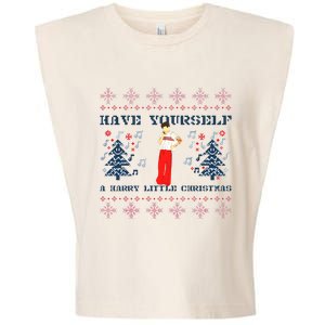 Have Yourself A Harry Little Christmas Xmas Gift Garment-Dyed Women's Muscle Tee