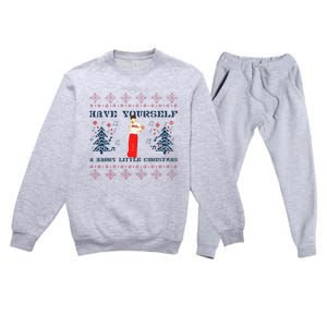 Have Yourself A Harry Little Christmas Xmas Gift Premium Crewneck Sweatsuit Set